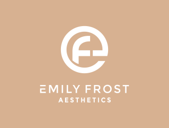 Emily Frost Aesthetics logo design by aldesign