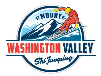 Mount Washington Valley Ski Jumping logo design by Conception