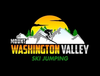 Mount Washington Valley Ski Jumping logo design by Shabbir