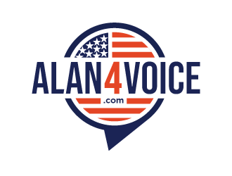 Alan4Voice.com logo design by Foxcody
