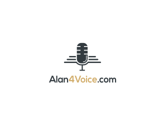 Alan4Voice.com logo design by gusth!nk