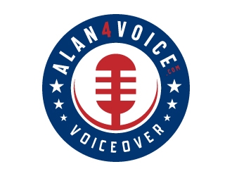 Alan4Voice.com logo design by akilis13
