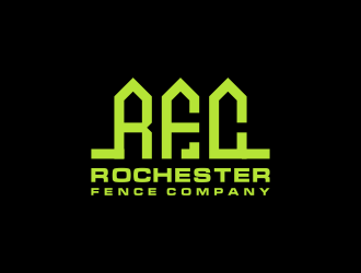 Rochester Fence Company logo design by diki