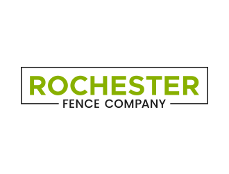 Rochester Fence Company logo design by lexipej