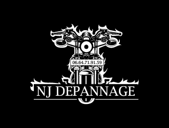 NJ DEPANNAGE logo design by iamjason