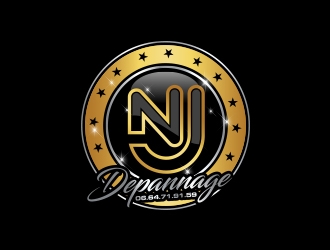NJ DEPANNAGE logo design by MarkindDesign