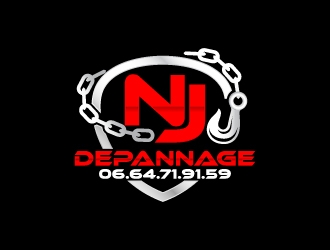 NJ DEPANNAGE logo design by sakarep