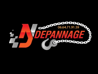 NJ DEPANNAGE logo design by enan+graphics