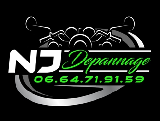 NJ DEPANNAGE logo design by MAXR