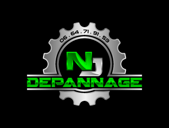 NJ DEPANNAGE logo design by fastsev