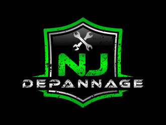 NJ DEPANNAGE logo design by ubai popi