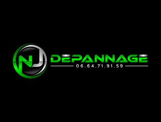 NJ DEPANNAGE logo design by ubai popi