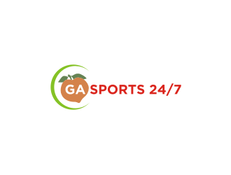 GA Sports 24/7 logo design by Diancox