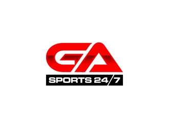 GA Sports 24/7 logo design by ammad