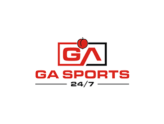 GA Sports 24/7 logo design by kurnia