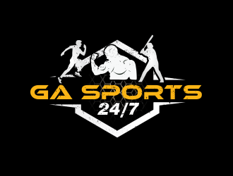 GA Sports 24/7 logo design by Greenlight