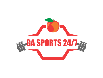 GA Sports 24/7 logo design by Greenlight