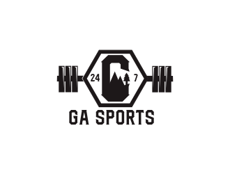 GA Sports 24/7 logo design by Greenlight