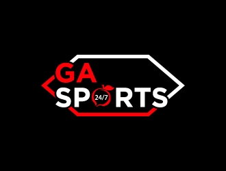 GA Sports 24/7 logo design by twomindz