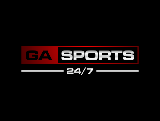 GA Sports 24/7 logo design by p0peye