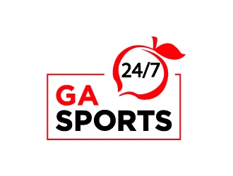 GA Sports 24/7 logo design by twomindz