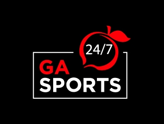 GA Sports 24/7 logo design by twomindz