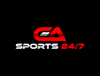 GA Sports 24/7 logo design by qqdesigns