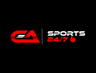 GA Sports 24/7 logo design by qqdesigns
