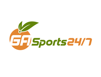 GA Sports 24/7 logo design by AisRafa