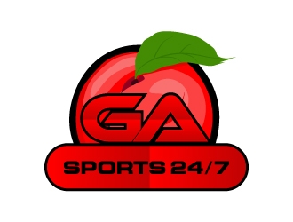 GA Sports 24/7 logo design by yans