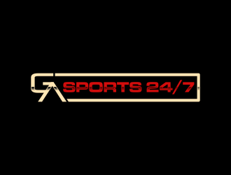 GA Sports 24/7 logo design by bluevirusee