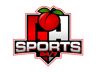 GA Sports 24/7 logo design by evdesign