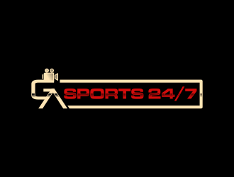 GA Sports 24/7 logo design by bluevirusee