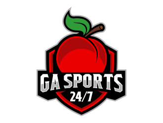 GA Sports 24/7 logo design by jm77788
