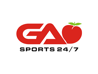 GA Sports 24/7 logo design by EkoBooM