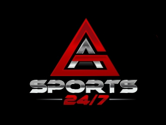 GA Sports 24/7 logo design by art-design