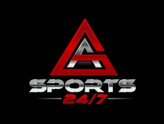 GA Sports 24/7 logo design by art-design
