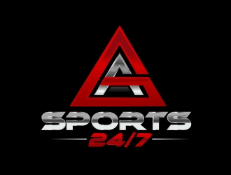 GA Sports 24/7 logo design by art-design