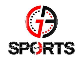 GA Sports 24/7 logo design by Einstine