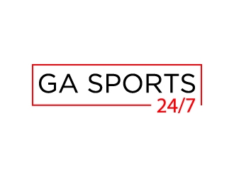 GA Sports 24/7 logo design by twomindz