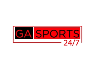 GA Sports 24/7 logo design by twomindz