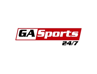 GA Sports 24/7 logo design by KDesigns