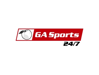 GA Sports 24/7 logo design by karjen
