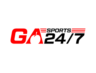 GA Sports 24/7 logo design by ingepro