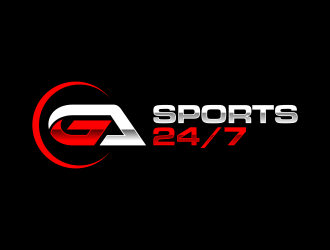 GA Sports 24/7 logo design by ingepro