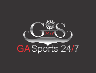 GA Sports 24/7 logo design by kanal
