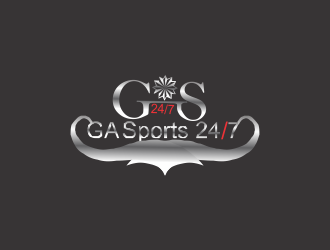 GA Sports 24/7 logo design by kanal