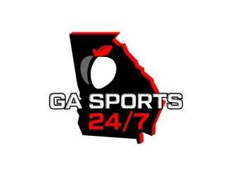 GA Sports 24/7 logo design by Royan