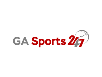GA Sports 24/7 logo design by Gwerth