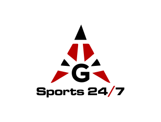 GA Sports 24/7 logo design by Gwerth